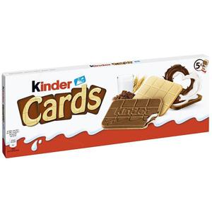 Kinder Cards Kekswaffel mit Milch und Kakao