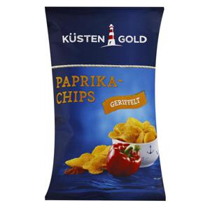 Küstengold Paprika Chips geriffelt