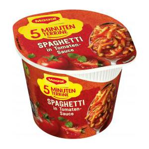 Maggi 5 Minuten Terrine Spaghetti in Tomatensauce