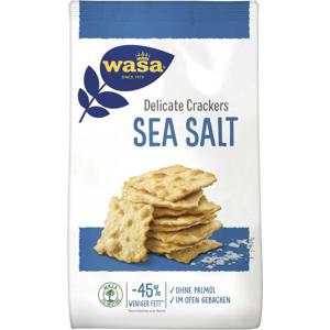 Wasa Knäckebrot Delicate Crackers Meersalz