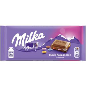 Milka Tafel Bunte Kakaolinsen