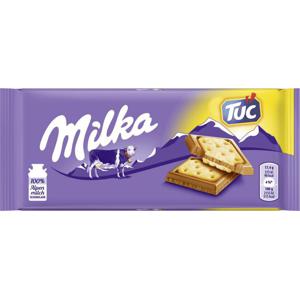 Milka Tafel Alpenmilch & Tuc Cracker