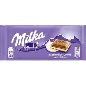 Milka Tafel Alpenmilchcreme