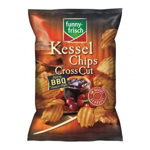 Funny-frisch Kessel Chips Cross Cut Spicy BBQ Sauce Style