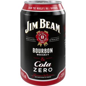 Jim Beam Bourbon Whiskey & Cola Zero (Einweg)