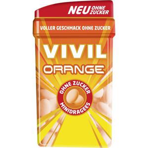 Vivil Minidragees Orange ohne Zucker