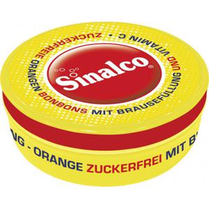 Sinalco Orangen Bonbons mit Brausefüllung zuckerfrei