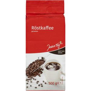 Jeden Tag Röstkaffee gemahlen kräftig