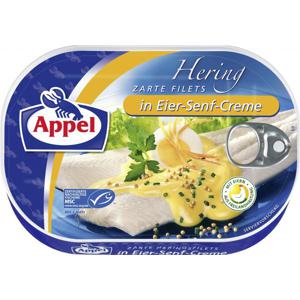 Appel Heringsfilets in Eier-Senf-Creme