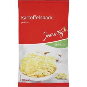 Jeden Tag Kartoffelsnack gesalzen