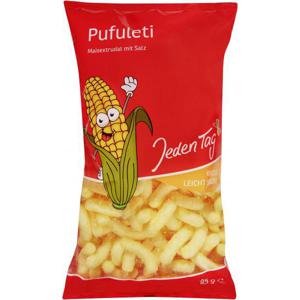 Jeden Tag Pufuleti Mais-Snack