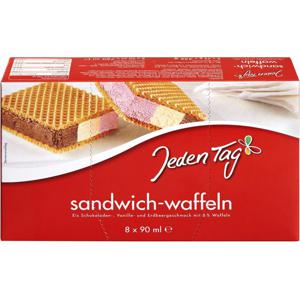 Jeden Tag Sandwich-Waffeln