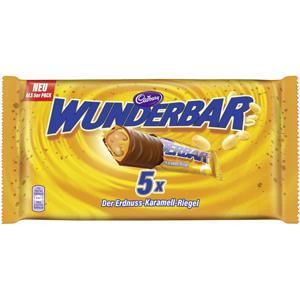 Cadbury Wunderbar Erdnuss-Karamell Riegel