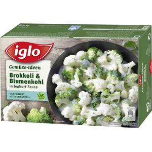 Iglo Gemüse-Ideen Brokkoli & Blumenkohl in Joghurt-Sauce