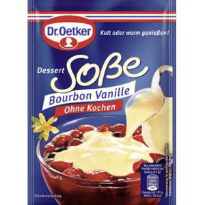 Dr. Oetker Dessert Sauce ohne Kochen Bourbon Vanille