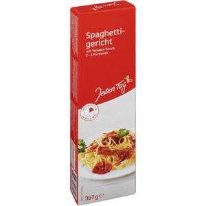 Jeden Tag Spaghetti-Gericht mit Tomaten-Sauce