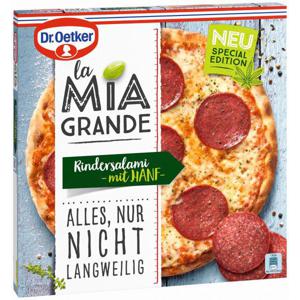 Dr. Oetker La Mia Grande Pizza Rindersalami mit Hanf