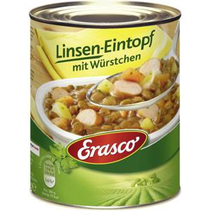 Erasco Linsen-Eintopf mit Würstchen