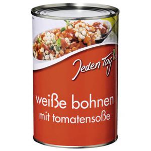 Jeden Tag Baked Beans Weiße Bohnen mit Tomatensoße