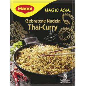 Maggi Magic Asia Gebratene Nudeln Thai Curry