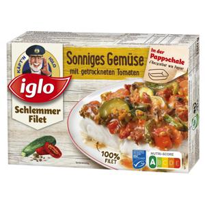 Iglo Schlemmer Filet Sonniges Gemüse mit getrockneten Tomaten