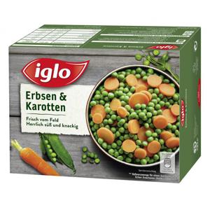 Iglo Frisch vom Feld Erbsen & Karotten