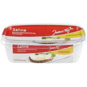 Jeden Tag Schmelzkäse Sahne