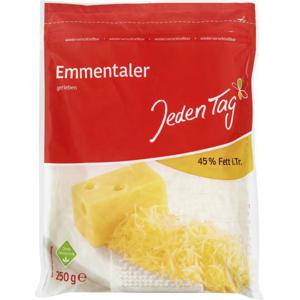 Jeden Tag Emmentaler gerieben