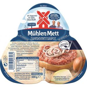 Rügenwalder Mühle Mühlenmett Zwiebelmettwurst