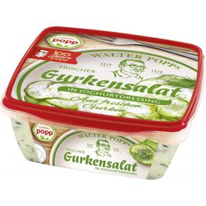 Popp Gurkensalat in Joghurtdressing