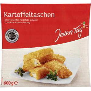 Jeden Tag Kartoffeltaschen mit Frischkäse-Kräuter-Füllung