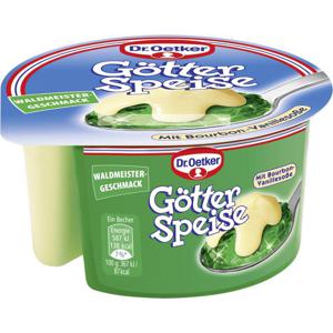 Dr. Oetker Götterspeise Waldmeister & Vanillesauce