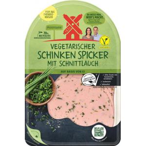 Rügenwalder Mühle vegetarischer Schinken Spicker Schnittlauch