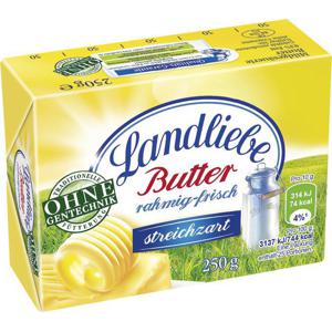 Landliebe Butter rahmig-frisch streichzart