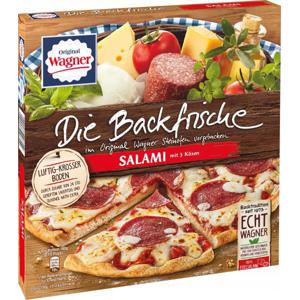 Original Wagner Die Backfrische Salami Pizza mit und feinen Kräutern