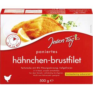 Jeden Tag Hähnchenbrust-Filet paniert