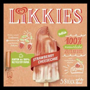 Likkies Eis Strawberry Cheesecake