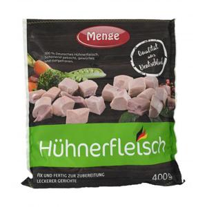 Menge Hühnerfleisch gekocht