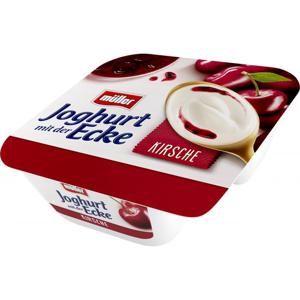 Müller Joghurt mit der Ecke Kirsche