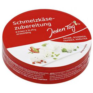 Jeden Tag Schmelzkäse 4 Sorten