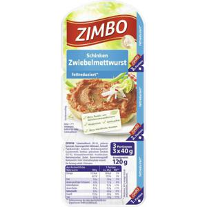 Zimbo Schinken Zwiebelmettwurst