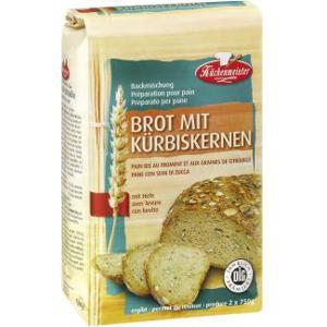 Küchenmeister Backmischung Brot mit Kürbiskernen