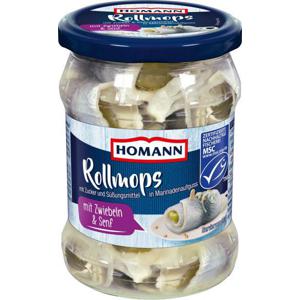 Homann Rollmops mit Zwiebeln & Senf