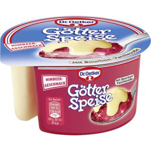 Dr. Oetker Götterspeise Himbeer & Vanillesauce