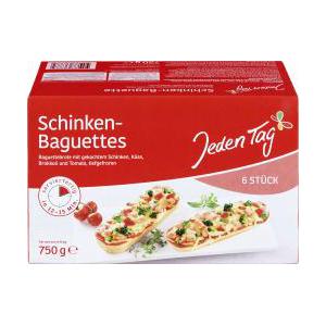 Jeden Tag Schinken-Baguettes