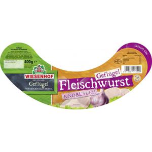 Wiesenhof Geflügel-Fleischwurst mit Knoblauch