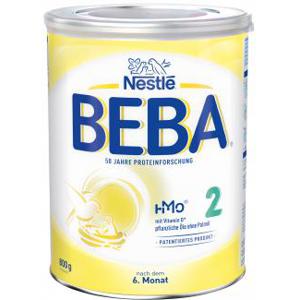 Nestlé Beba Säuglingsmilch 2 nach dem 6. Monat