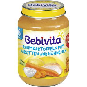 Bebivita Menü Rahmkartoffeln mit Karotten und Hühnchen