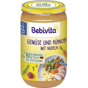 Bebivita Gemüse und Hühnchen mit Nudeln