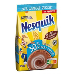 Nestlé Nesquik kakaohaltiges Getränkepulver zuckerreduziert